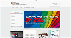 Desktop Screenshot of gmshop.es