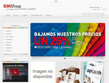 Tablet Screenshot of gmshop.es